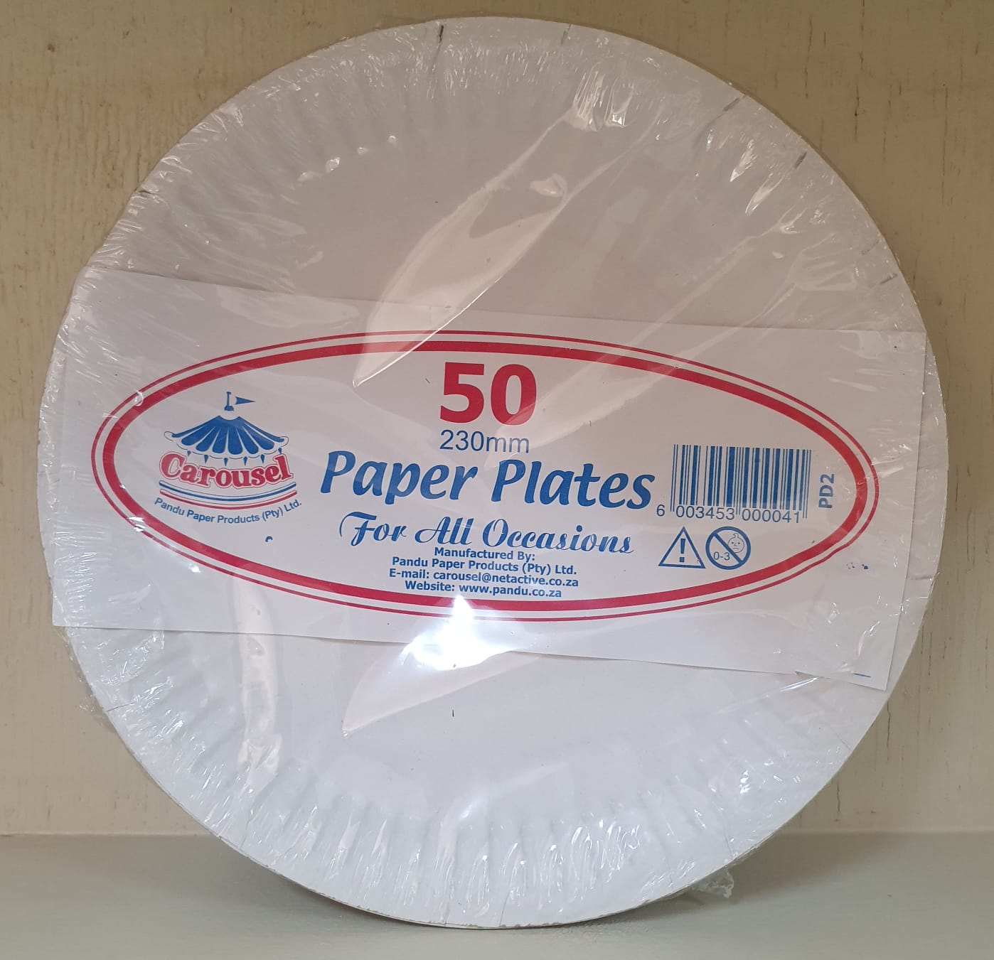 PLATE PAPER 50's