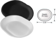 TRAY 2D SINICA WHITE (125)(215 X 181 X 30)