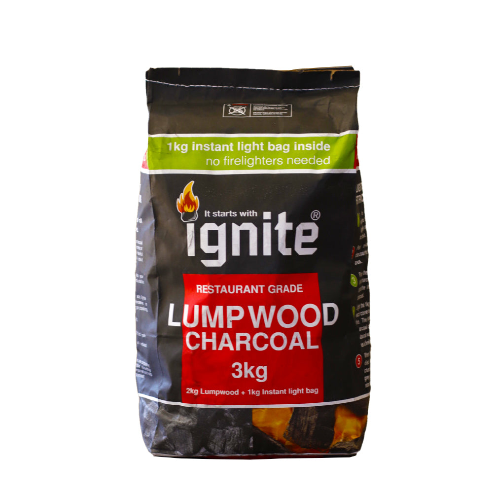 Instant light outlet lumpwood charcoal