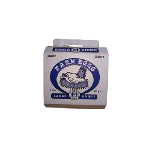 Taxipack 5 Dozen Eggs Large Plain Blue (50)