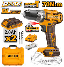 Drill Cordless 2 x2ah Ingco