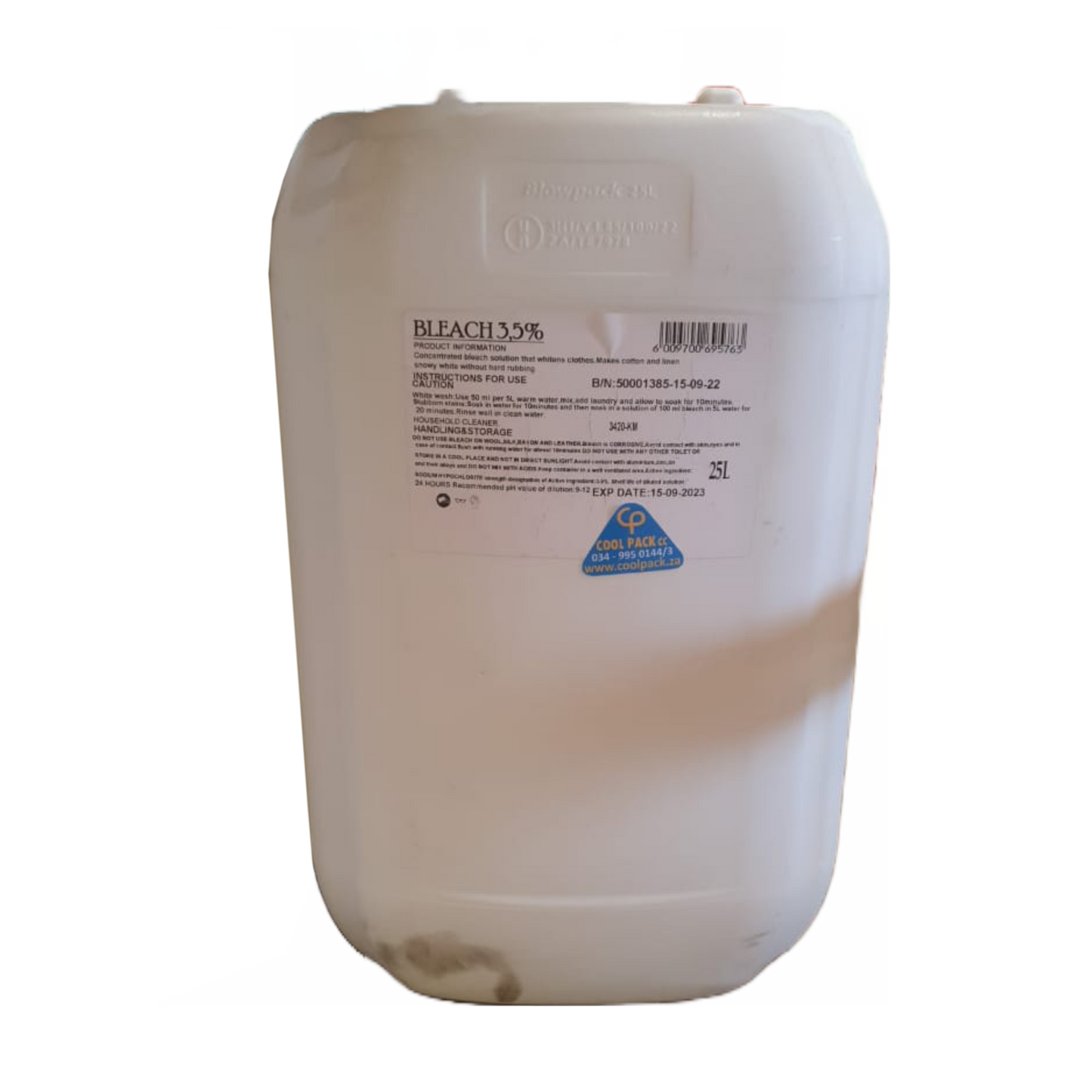 Bleach 3.5% Liquid 25L