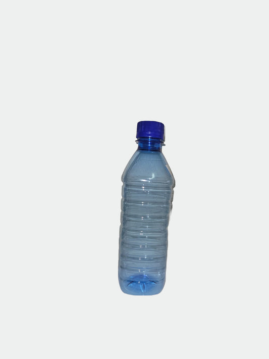 Bottle Pet 500ml Blue Square Polyoak (300) 28mm