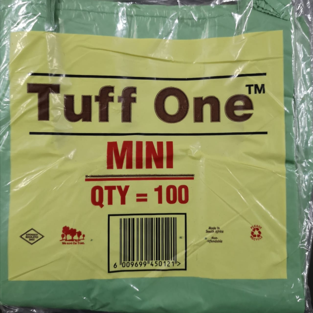 Carrier Mini Tuff One (Incl Gov Levy) ( 100 per pack 1000 per bale)