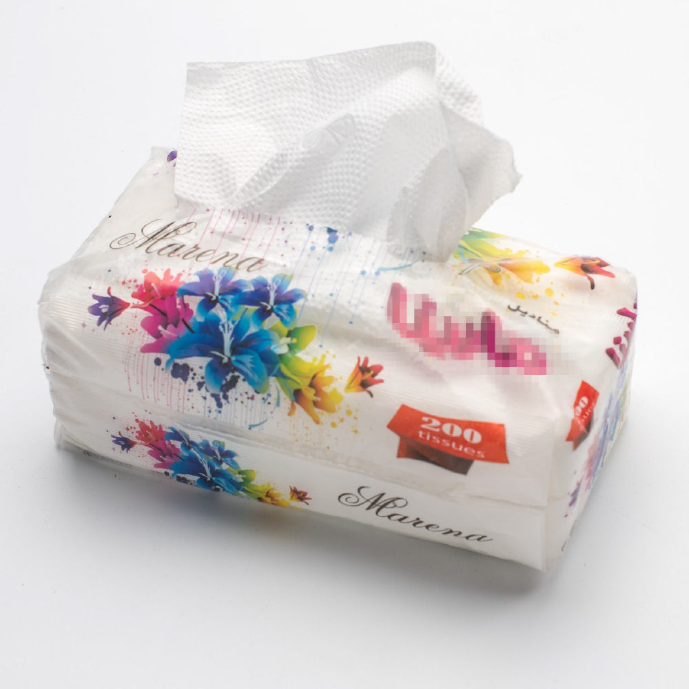 Soft Pack Tissue Paper Virgin Wood Pulp Facial Tissue