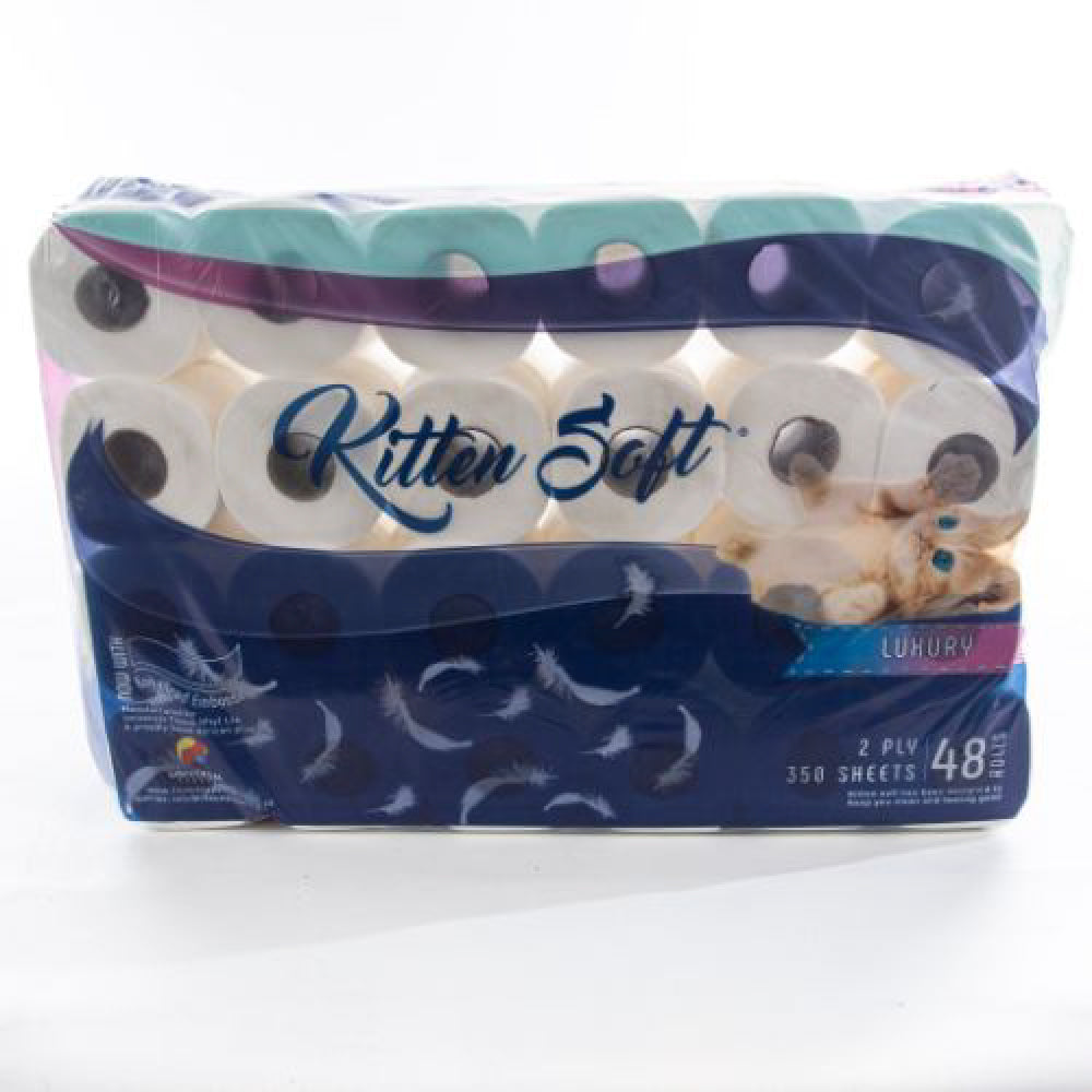 Toilet Paper 2 Ply Kitten Soft 48 rolls