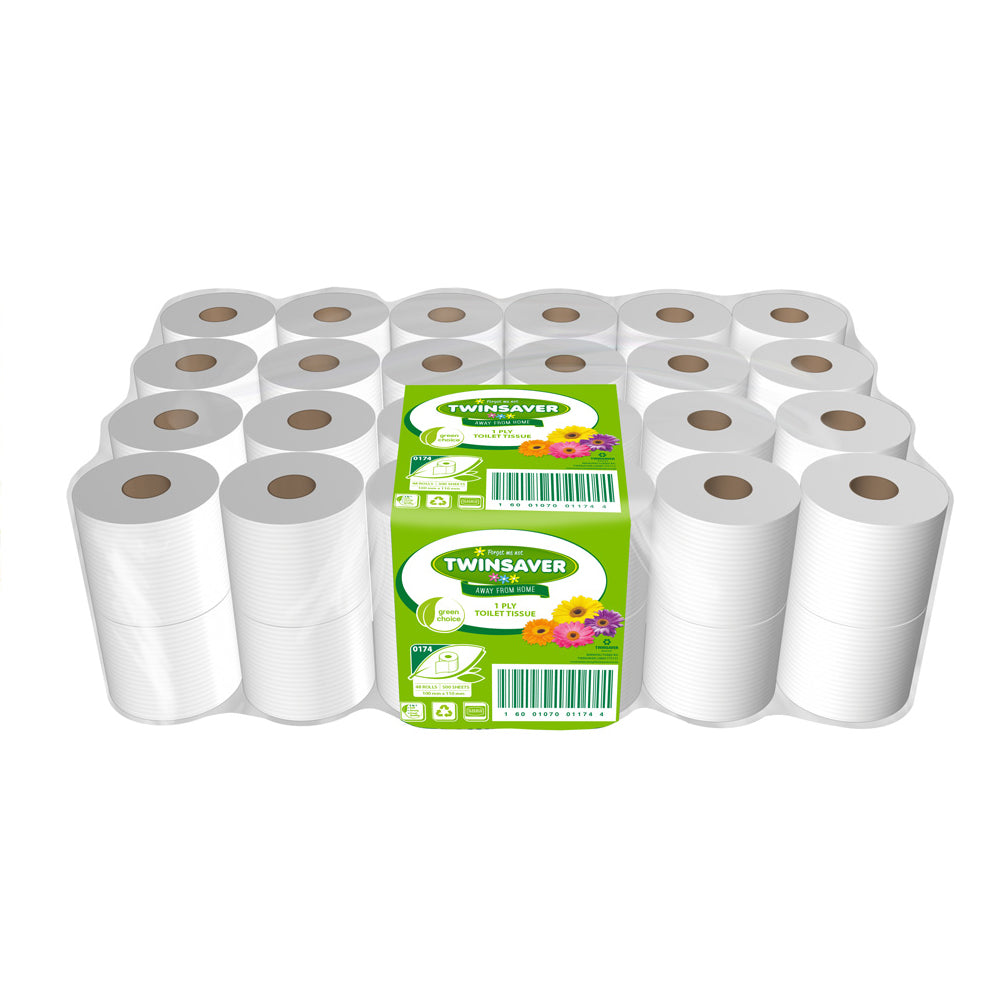 Toilet Paper Unwrapped 2-Ply Twinsaver 48 rolls