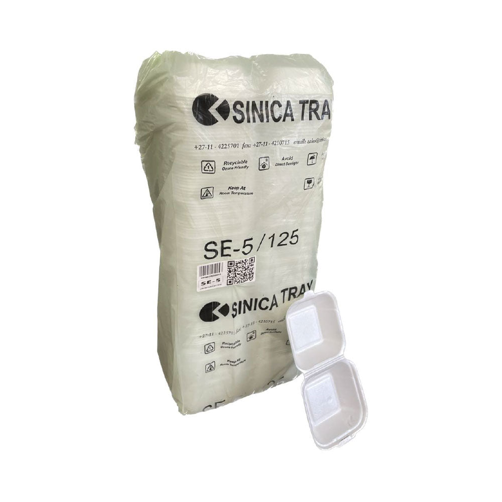 Tray 5 Sinica White 125 per pack