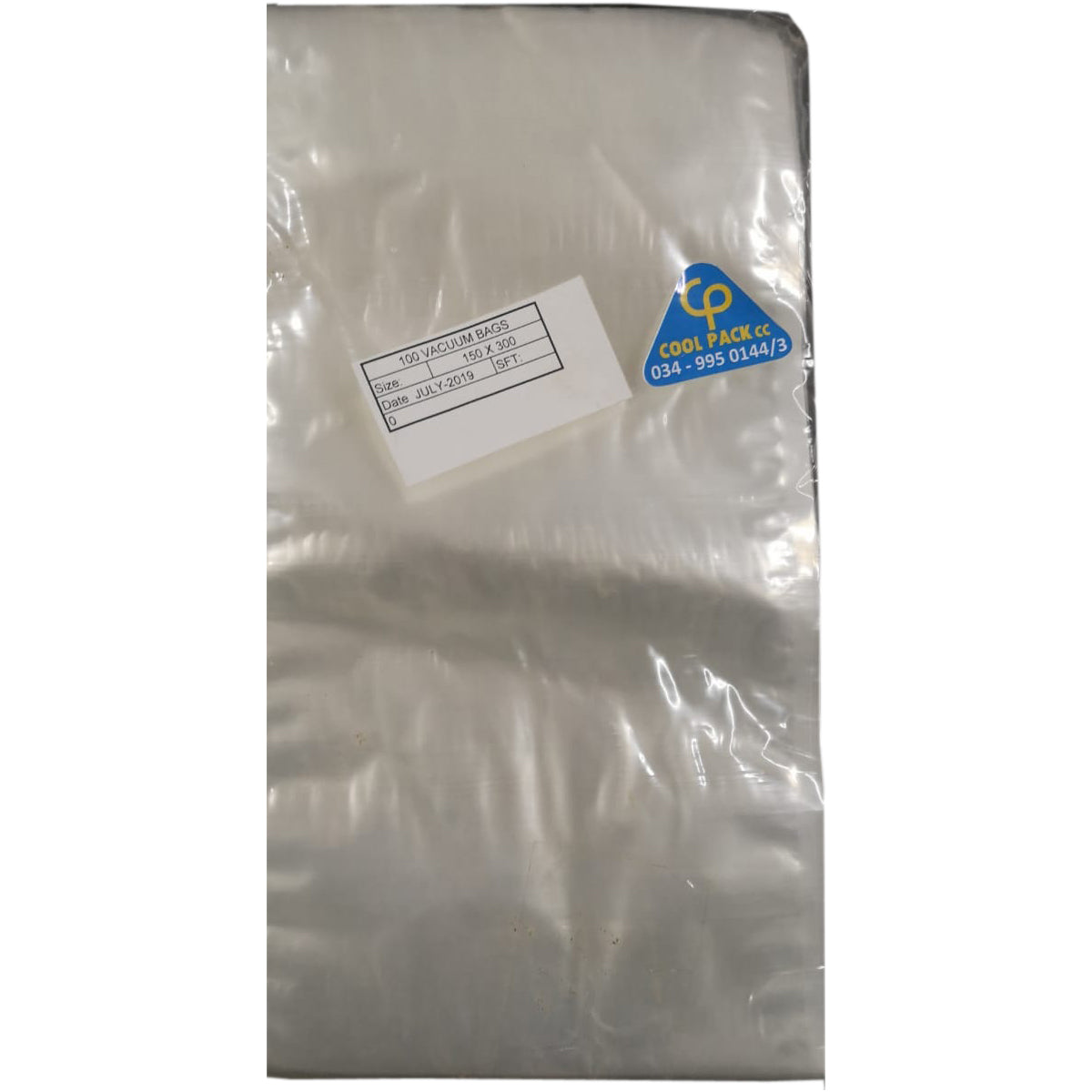 Vacuum Bags 15 x 30 x 70 Plain (100 per pack)