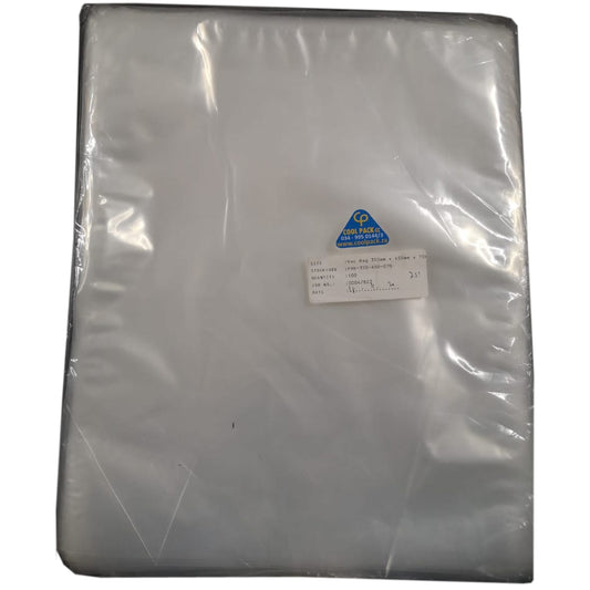 Vacuum Bags 35 x 45 x 70 Plain (100 per pack)