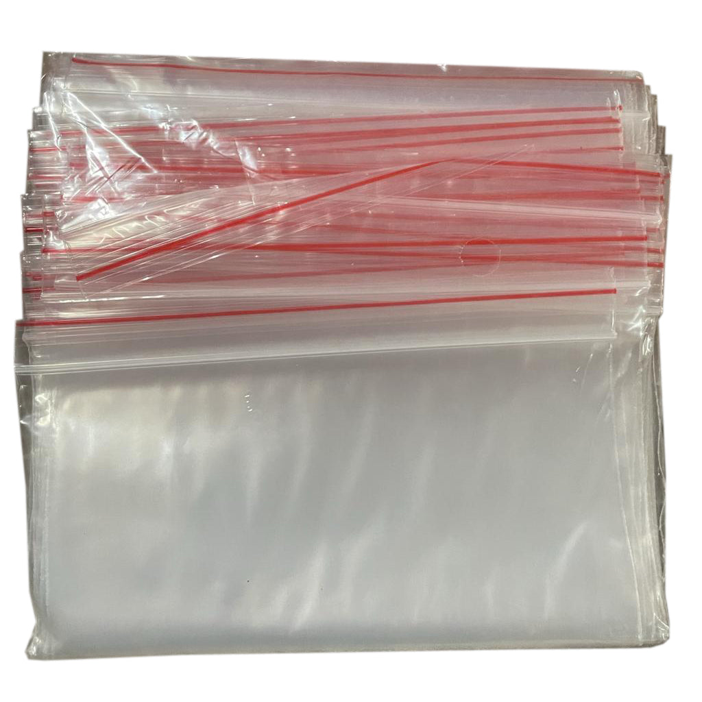 Zipperbag 150mm x 250mm 40Mic (100 per pack)