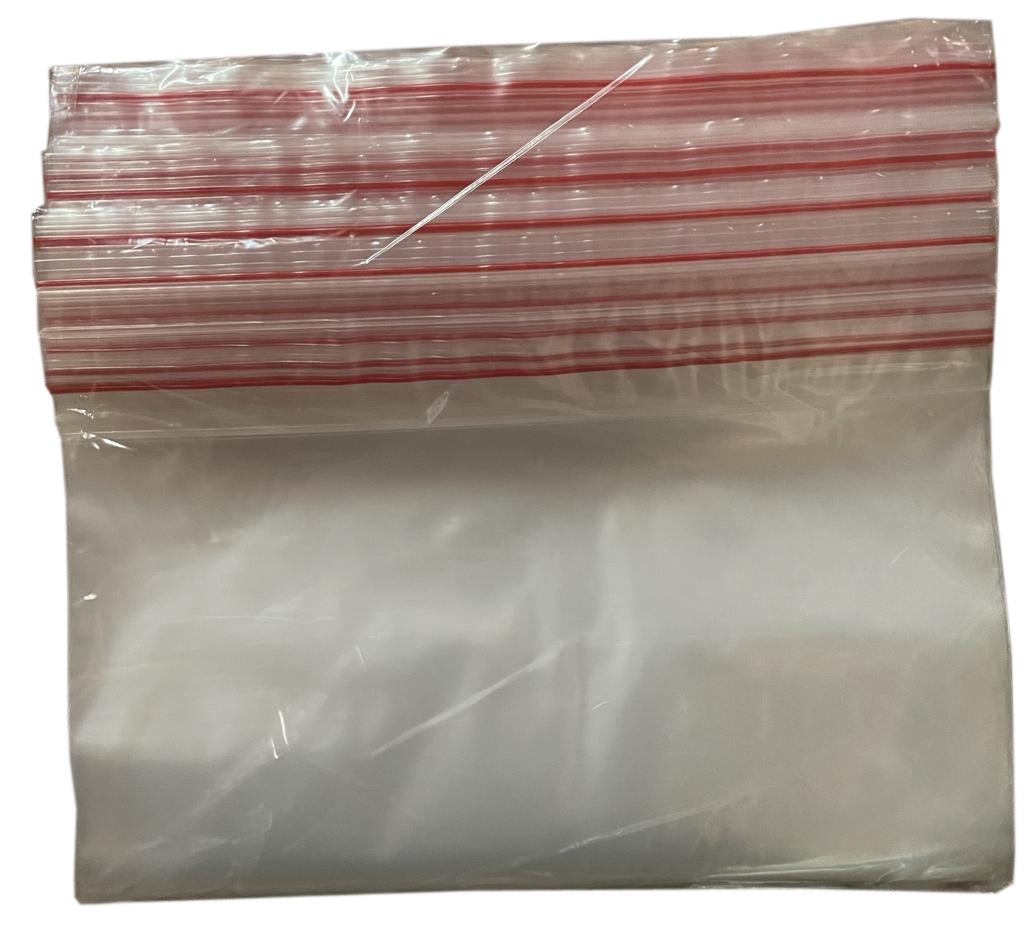 Zipperbag 215mm x 315mm 40Mic (100 per pack)