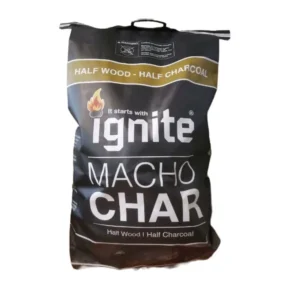 Ignite Macho half Wood half Charcoal 12kg Black bag