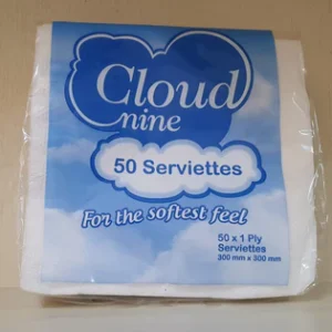 SERVIETTE 300X300 1PLY 50's