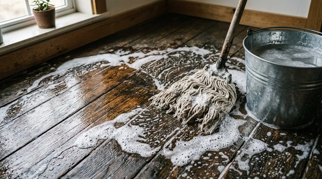 deep clean greasy soap scum