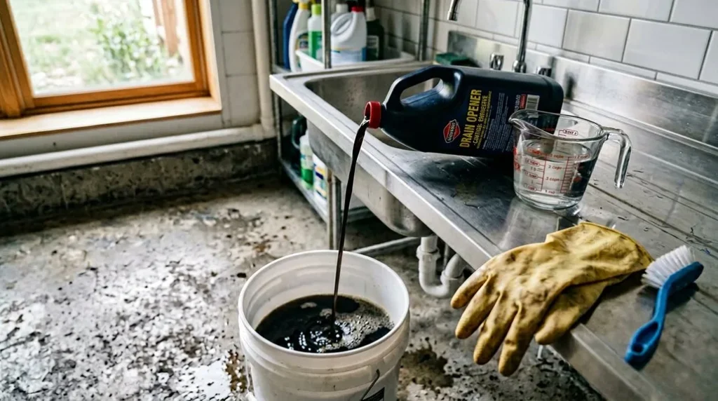 never dilute use protective gear