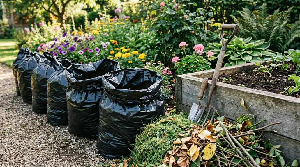 thick black refuse bags