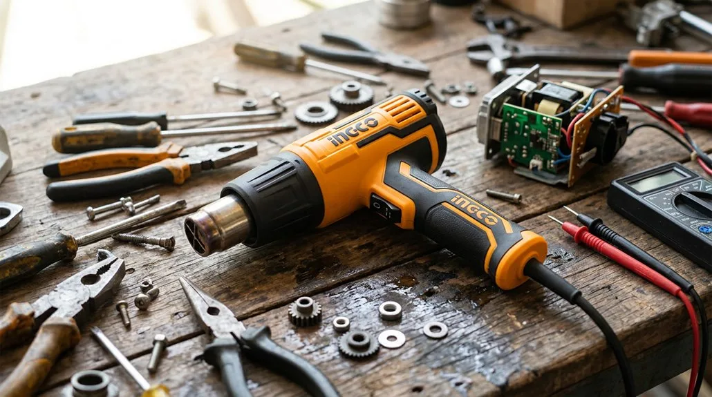 troubleshooting Ingco heat gun