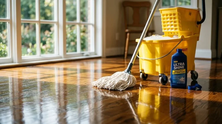 use heavy duty mop sparingly
