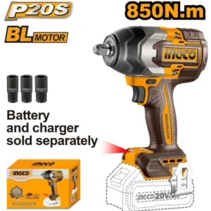 Wrench Impact Battery 850nm Ingco CIWLI20851